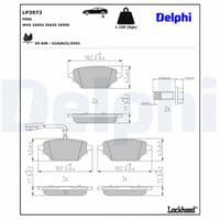 Bremžu uzliku kompl., Disku bremzes