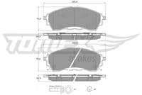 Bremžu uzliku kompl., Disku bremzes