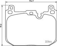 Bremžu uzliku kompl., Disku bremzes