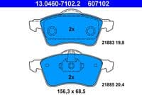 Bremžu uzliku kompl., Disku bremzes