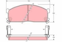 Bremžu uzliku kompl., Disku bremzes