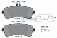 Bremžu uzliku kompl., Disku bremzes