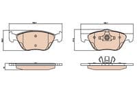 Bremžu uzliku kompl., Disku bremzes