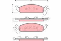 Bremžu uzliku kompl., Disku bremzes