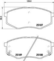 Bremžu uzliku kompl., Disku bremzes