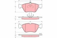 Bremžu uzliku kompl., Disku bremzes