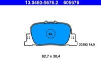Bremžu uzliku kompl., Disku bremzes