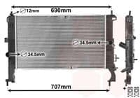 Radiators, Motora dzesēšanas sistēma