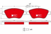 Bremžu uzliku kompl., Disku bremzes