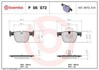Bremžu uzliku kompl., Disku bremzes