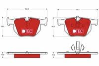 Bremžu uzliku kompl., Disku bremzes