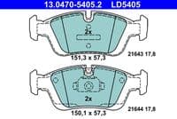 Bremžu uzliku kompl., Disku bremzes