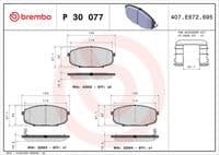 Bremžu uzliku kompl., Disku bremzes