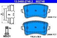 Bremžu uzliku kompl., Disku bremzes