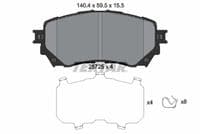 Bremžu uzliku kompl., Disku bremzes