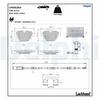 Bremžu uzliku kompl., Disku bremzes