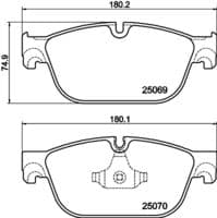 Bremžu uzliku kompl., Disku bremzes