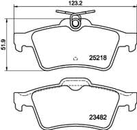 Bremžu uzliku kompl., Disku bremzes