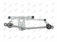 Stiklu tīrītāja sviru un stiepņu sistēma