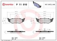 Bremžu uzliku kompl., Disku bremzes