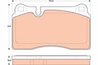 Bremžu uzliku kompl., Disku bremzes