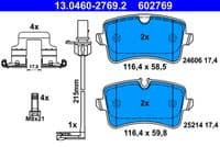 Bremžu uzliku kompl., Disku bremzes