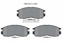 Bremžu uzliku kompl., Disku bremzes