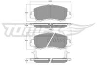 Bremžu uzliku kompl., Disku bremzes