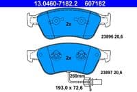 Bremžu uzliku kompl., Disku bremzes