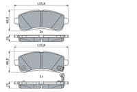 Bremžu uzliku kompl., Disku bremzes
