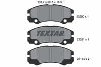 Bremžu uzliku kompl., Disku bremzes