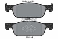 Bremžu uzliku kompl., Disku bremzes