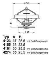 Termostats, Dzesēšanas šķidrums