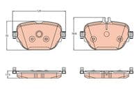Bremžu uzliku kompl., Disku bremzes