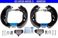 Bremžu loku komplekts