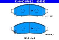 Bremžu uzliku kompl., Disku bremzes