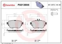 Bremžu uzliku kompl., Disku bremzes