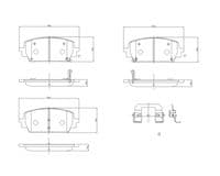 Bremžu uzliku kompl., Disku bremzes