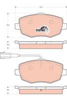 Bremžu uzliku kompl., Disku bremzes