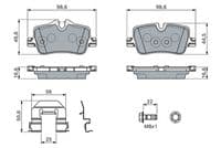 Bremžu uzliku kompl., Disku bremzes