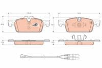 Bremžu uzliku kompl., Disku bremzes