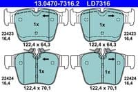 Bremžu uzliku kompl., Disku bremzes