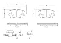 Bremžu uzliku kompl., Disku bremzes
