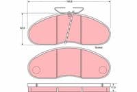 Bremžu uzliku kompl., Disku bremzes