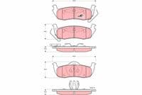 Bremžu uzliku kompl., Disku bremzes