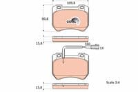 Bremžu uzliku kompl., Disku bremzes