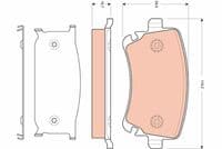 Bremžu uzliku kompl., Disku bremzes