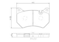Bremžu uzliku kompl., Disku bremzes