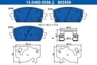 Bremžu uzliku kompl., Disku bremzes