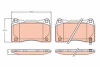 Bremžu uzliku kompl., Disku bremzes